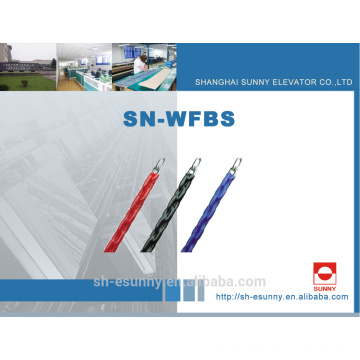 Cadena de compensación de equilibrio retardante de fuego flexible de plástico completo, proveedores de cadenas, cadenas de elevación / SN-WFBS